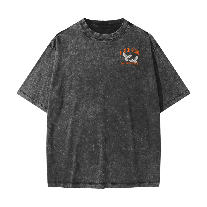 Freedom Heavyweight Snow Washed T-Shirt