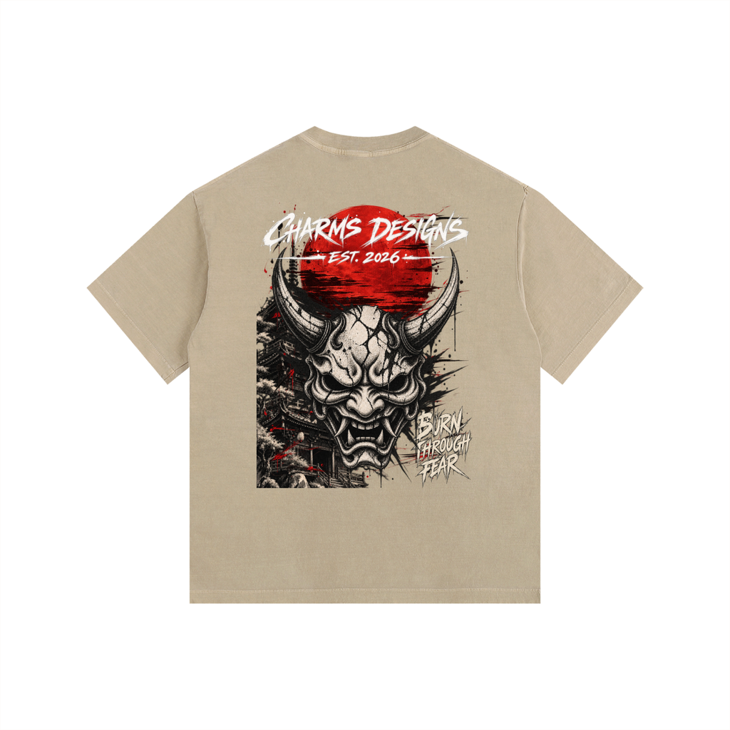 Vintage Washed Oversized Cotton T-Shirt
