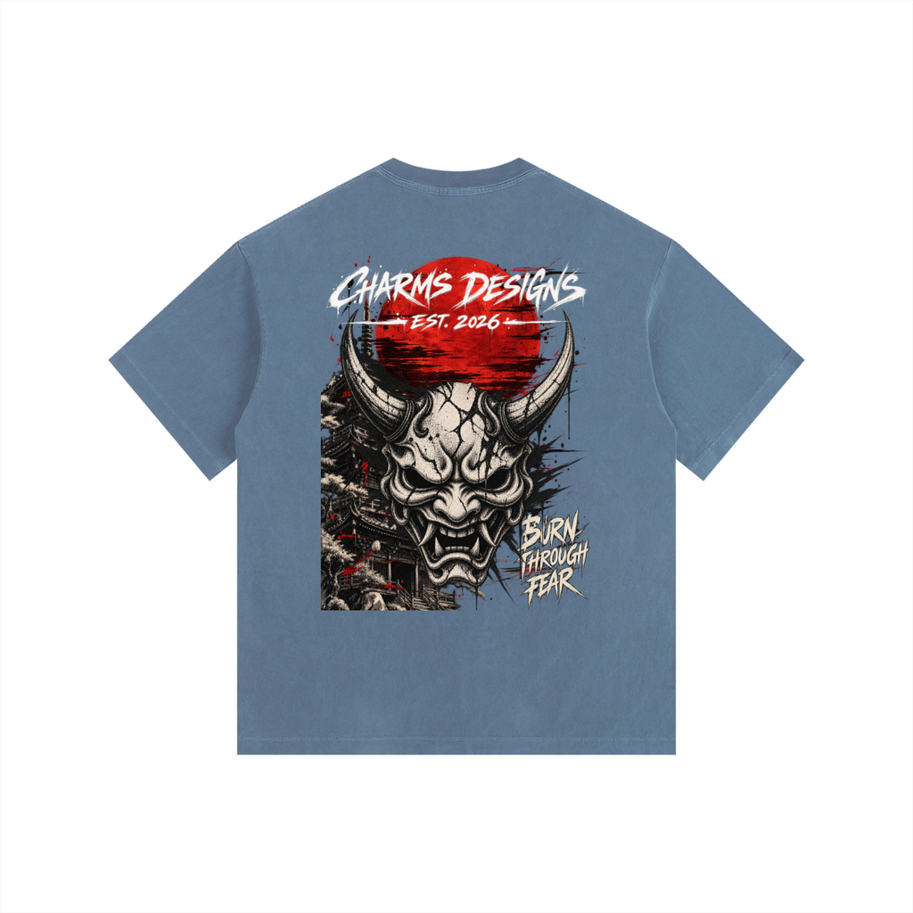 Vintage Washed Oversized Cotton T-Shirt