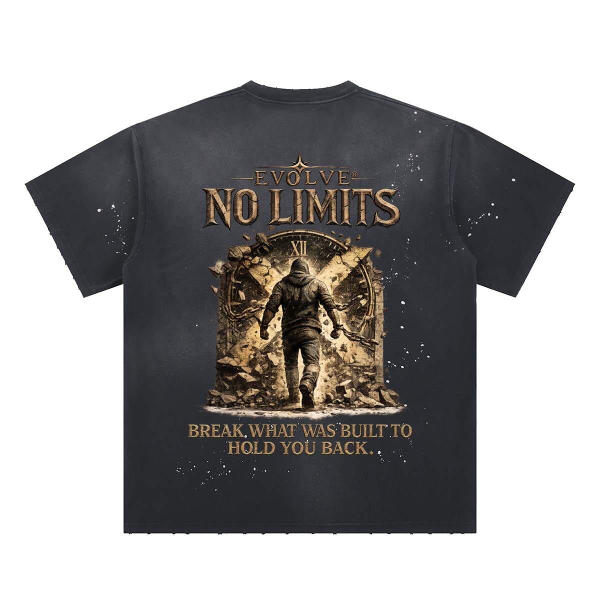 No Limits Paint Splatter T-Shirt