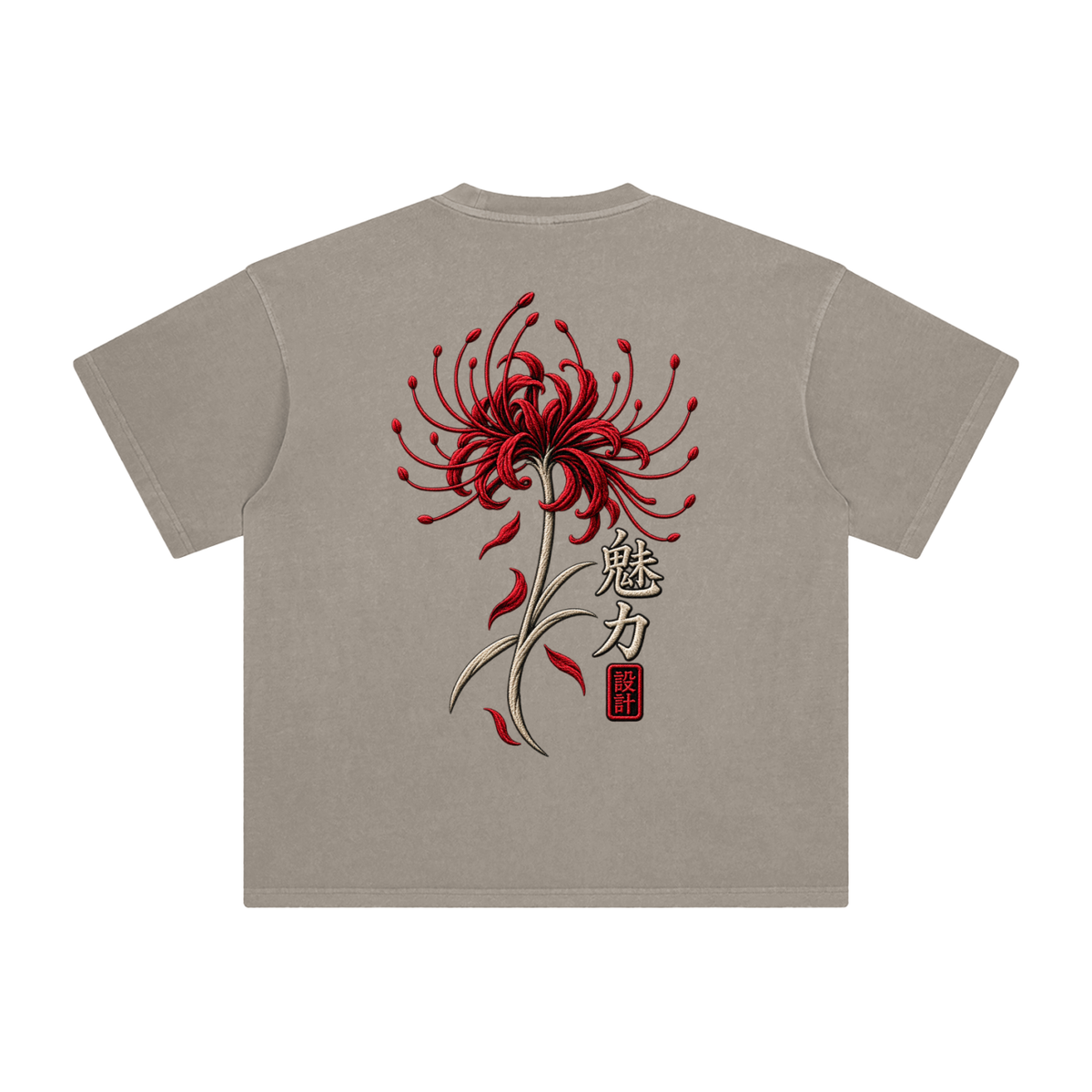 Spider Lily Washed T-Shirt