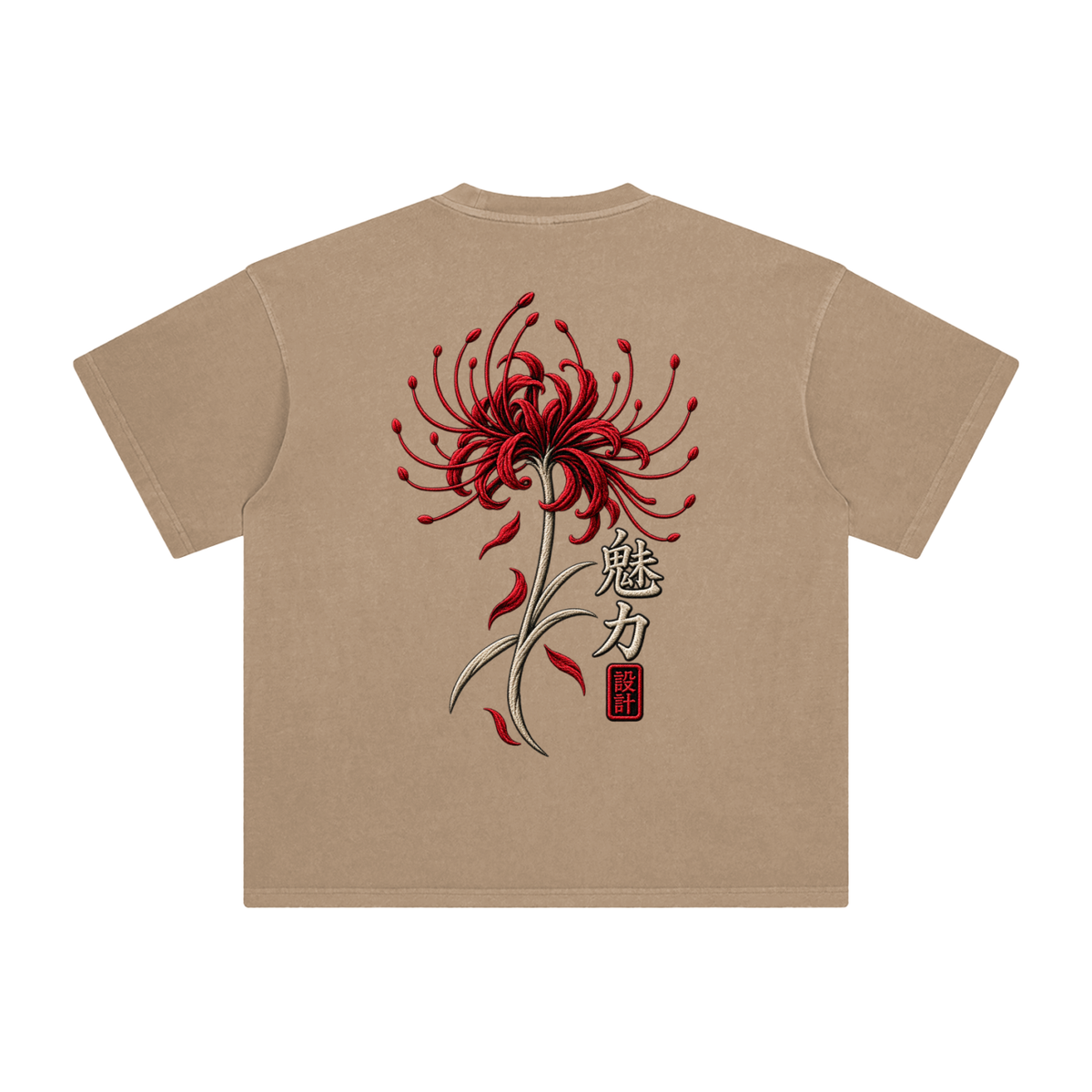 Spider Lily Washed T-Shirt