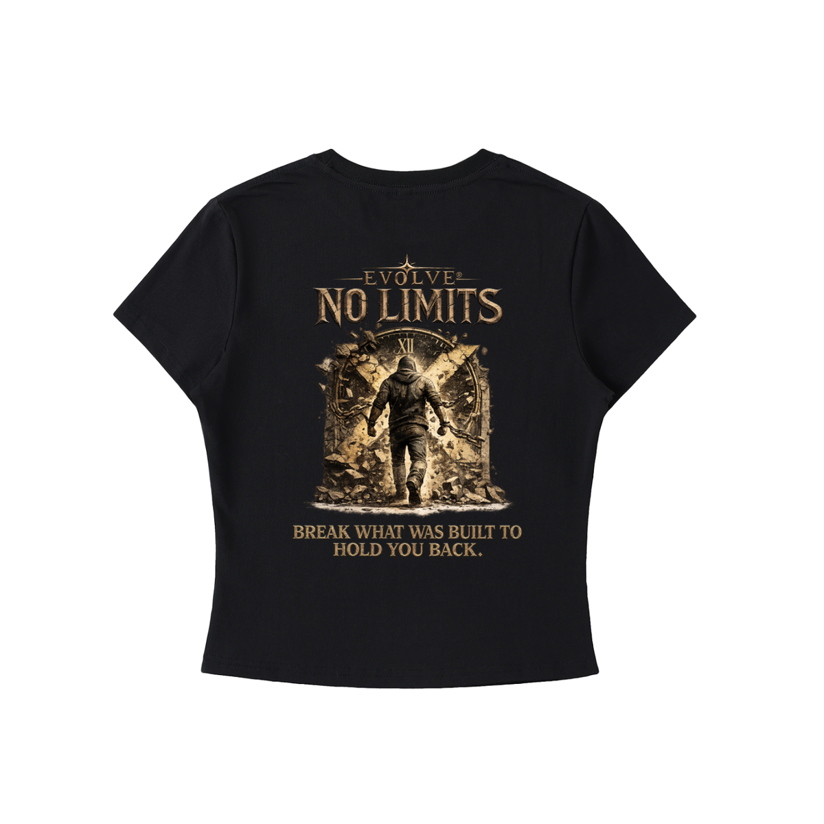No Limits Essential Bodycon Crewneck T-Shirt