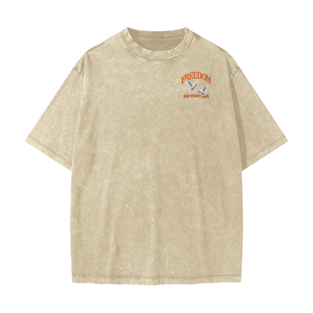 Freedom Heavyweight Snow Washed T-Shirt