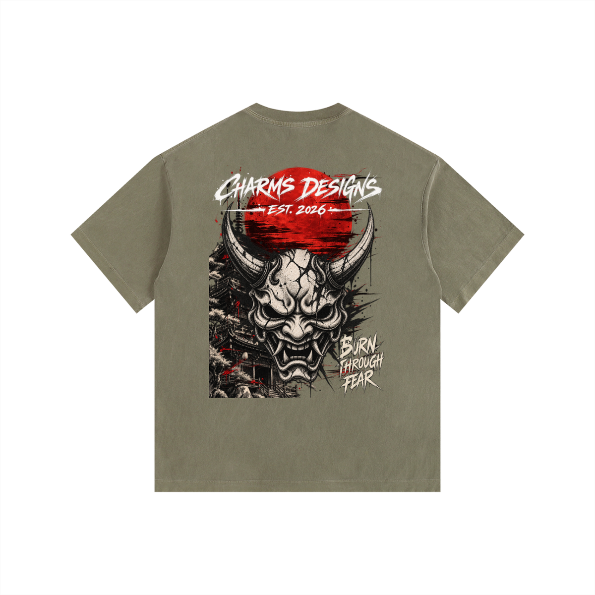 Vintage Washed Oversized Cotton T-Shirt