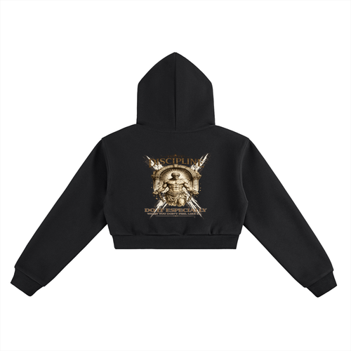 Discipline Cropped Hoodie