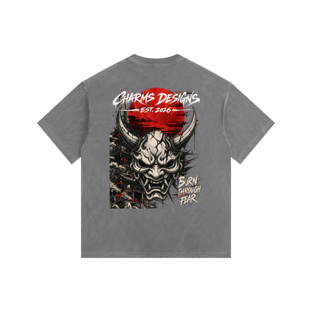 Vintage Washed Oversized Cotton T-Shirt