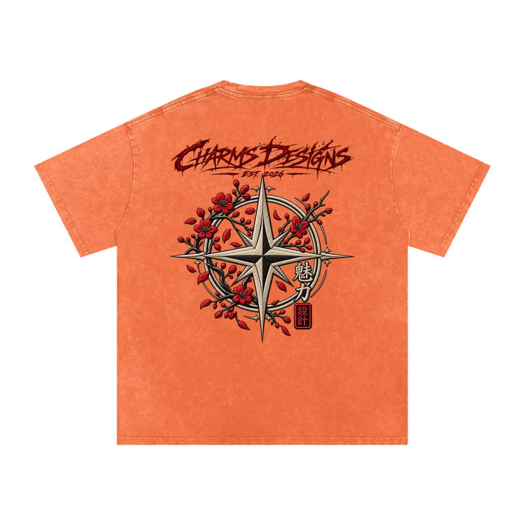 Sakura Oversized Cotton T-Shirt